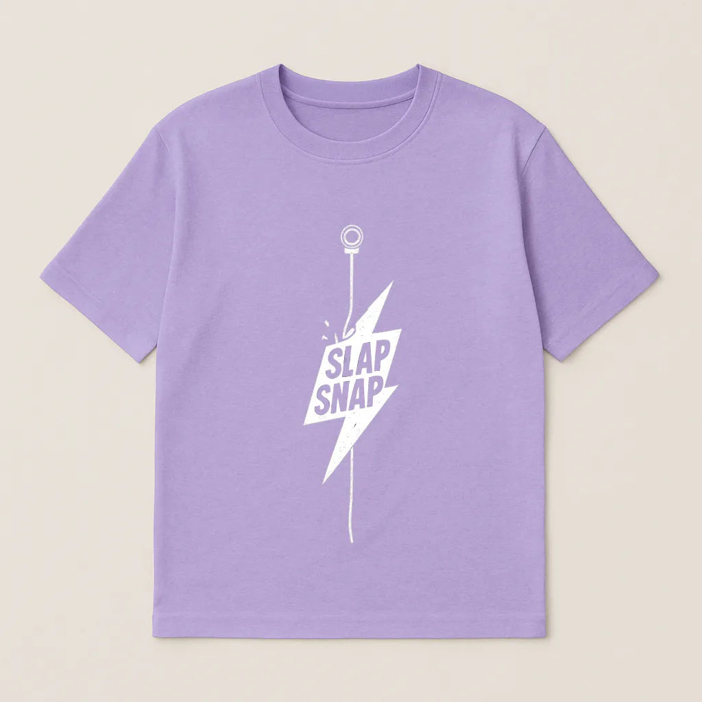 Slap Snap Bass Line Minimal T-shirt