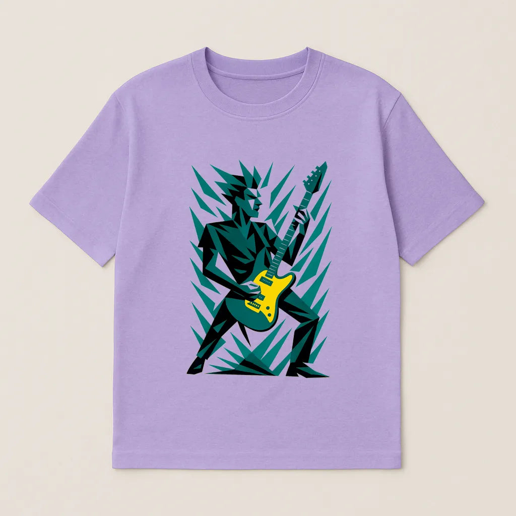 Abstract Art Guitar Shredder T-shirt