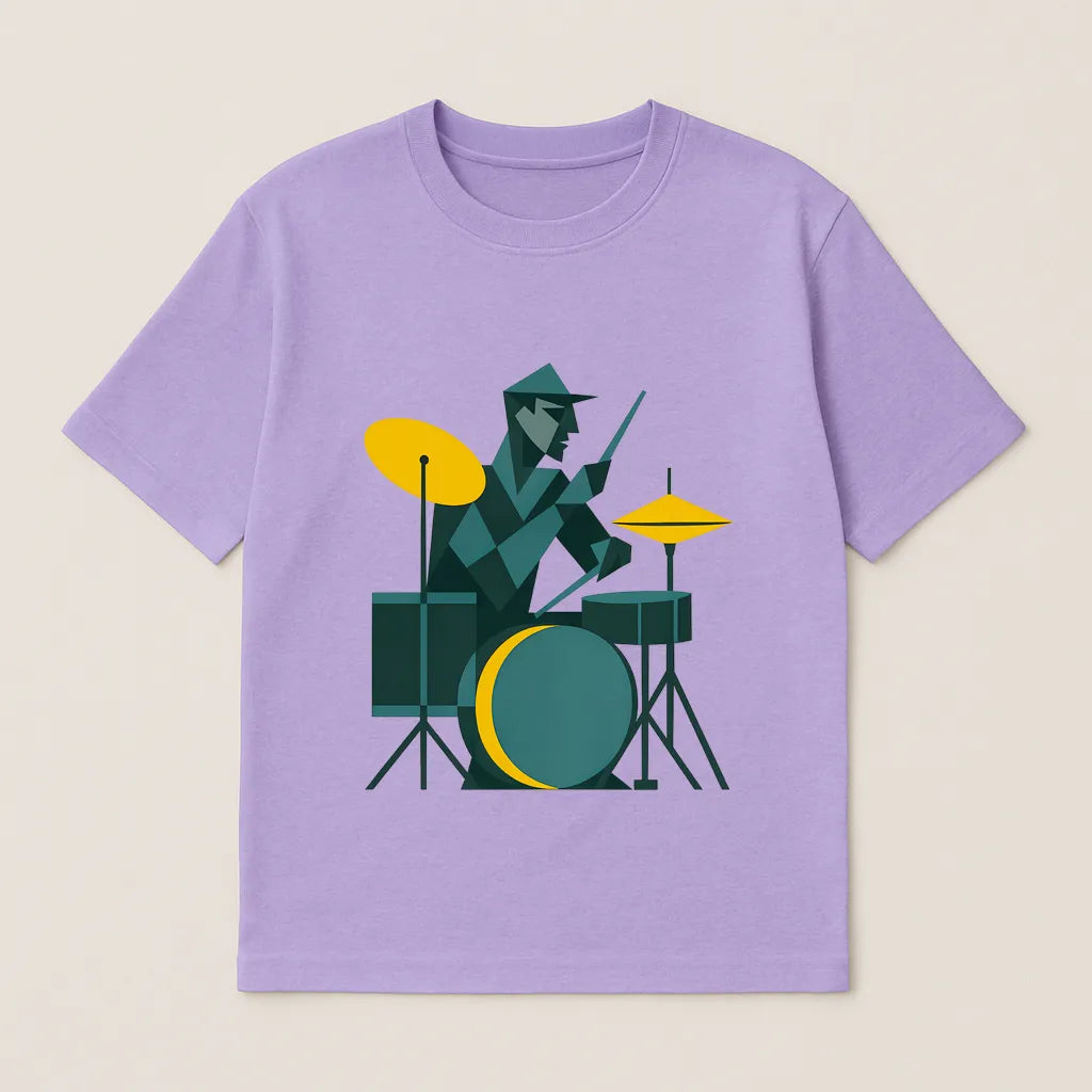Abstract Art Drummer T-shirt