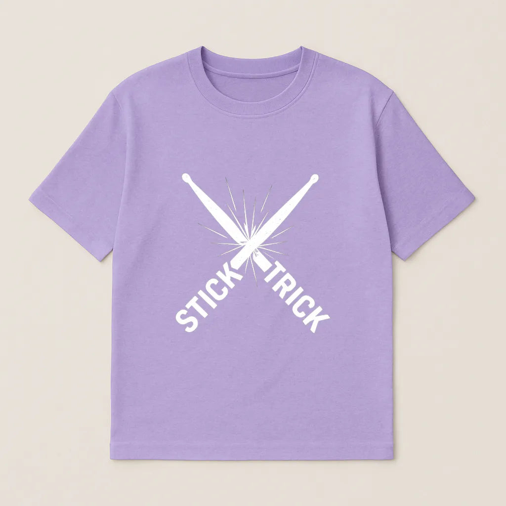 Stick Trick Drum Smash Minimal T-shirt