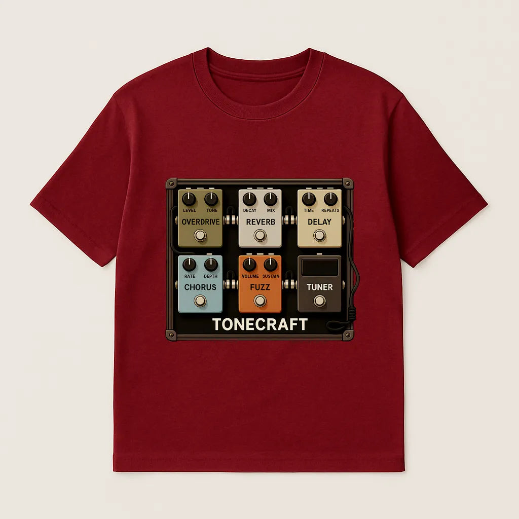 Tonecraft Guitar Pedal Board T-shirt