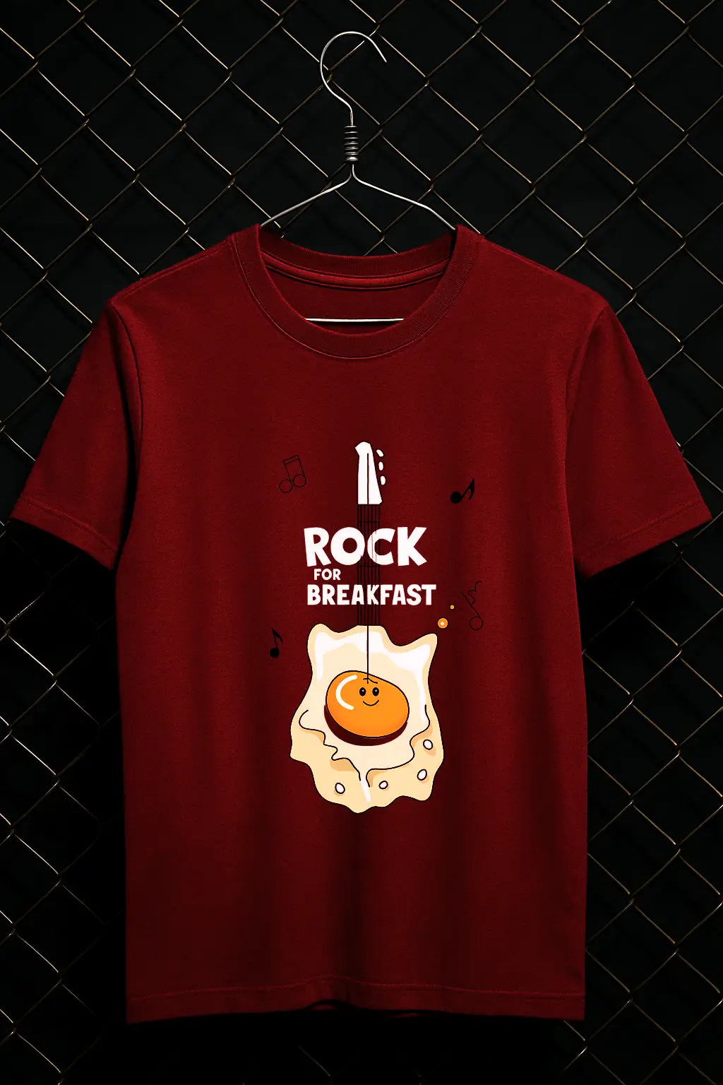 Rock For Breakfast Minimal T-shirt