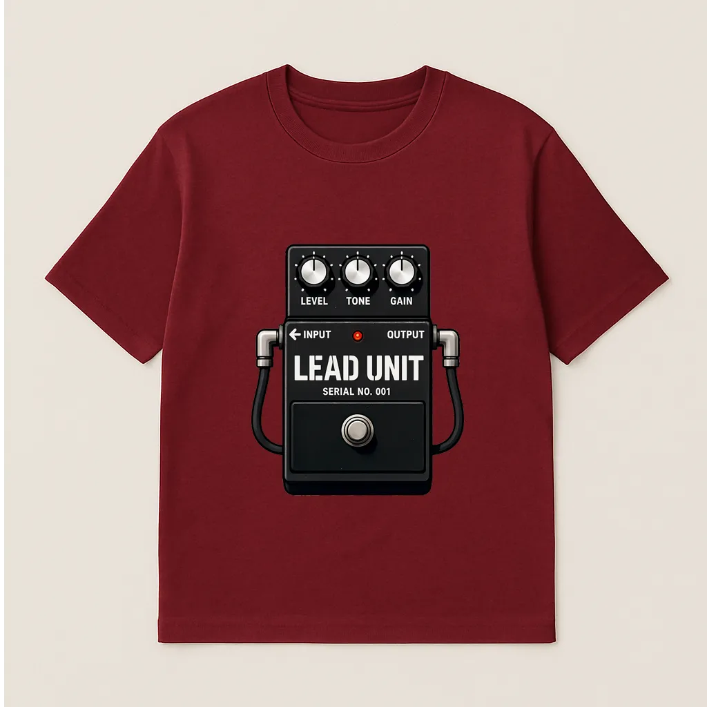 Lead Unit Guitar Pedal T-shirt