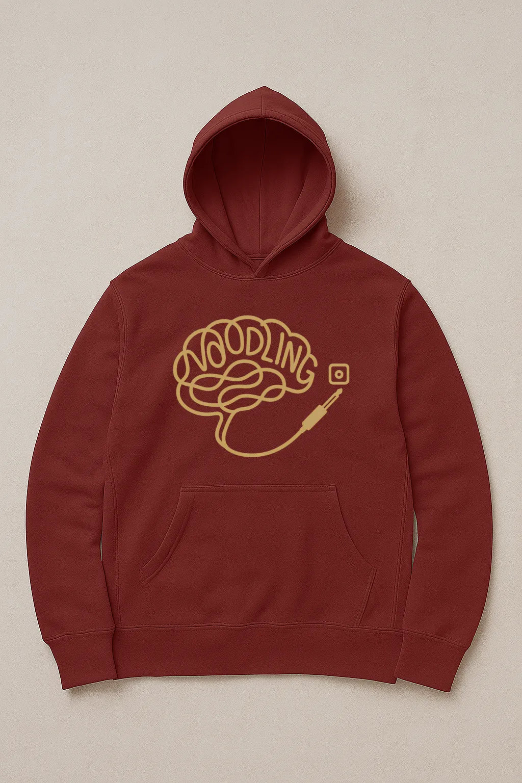 Noodling Brain – 320 GSM Pullover Hoodie