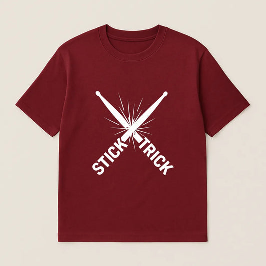 Stick Trick Drum Smash Minimal T-shirt
