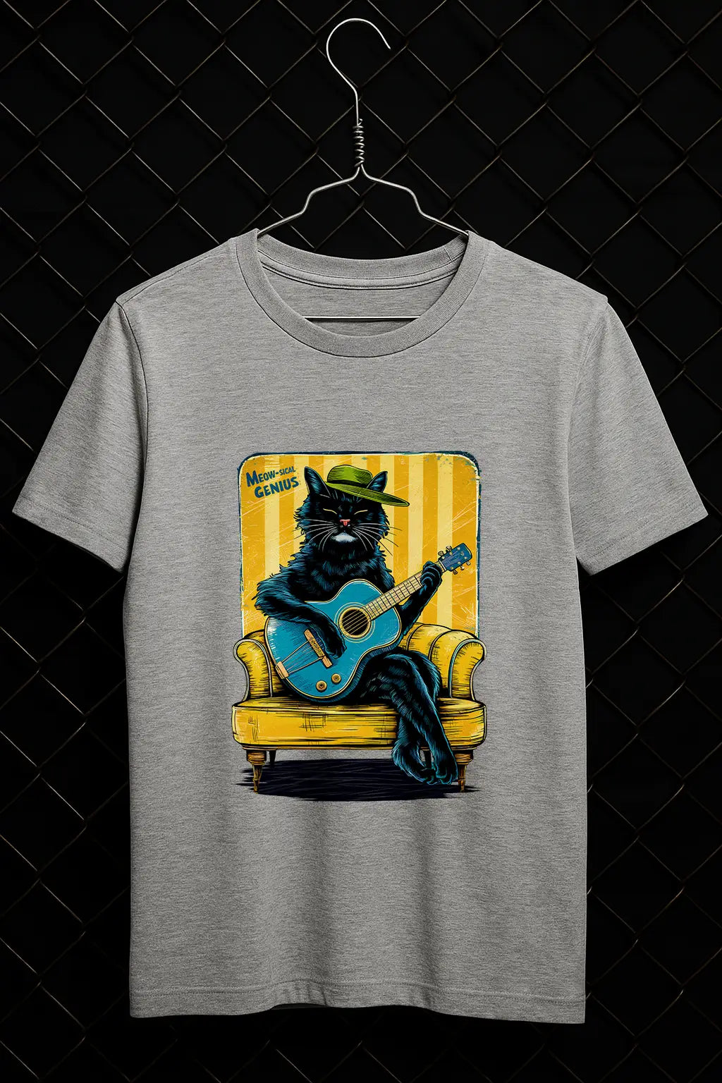Meowsical Genius Cat T-Shirt