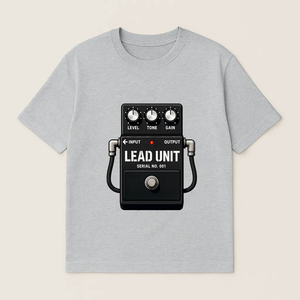 Lead Unit Guitar Pedal T-shirt