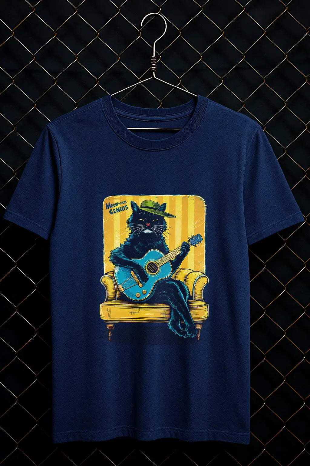 Meowsical Genius Cat T-Shirt