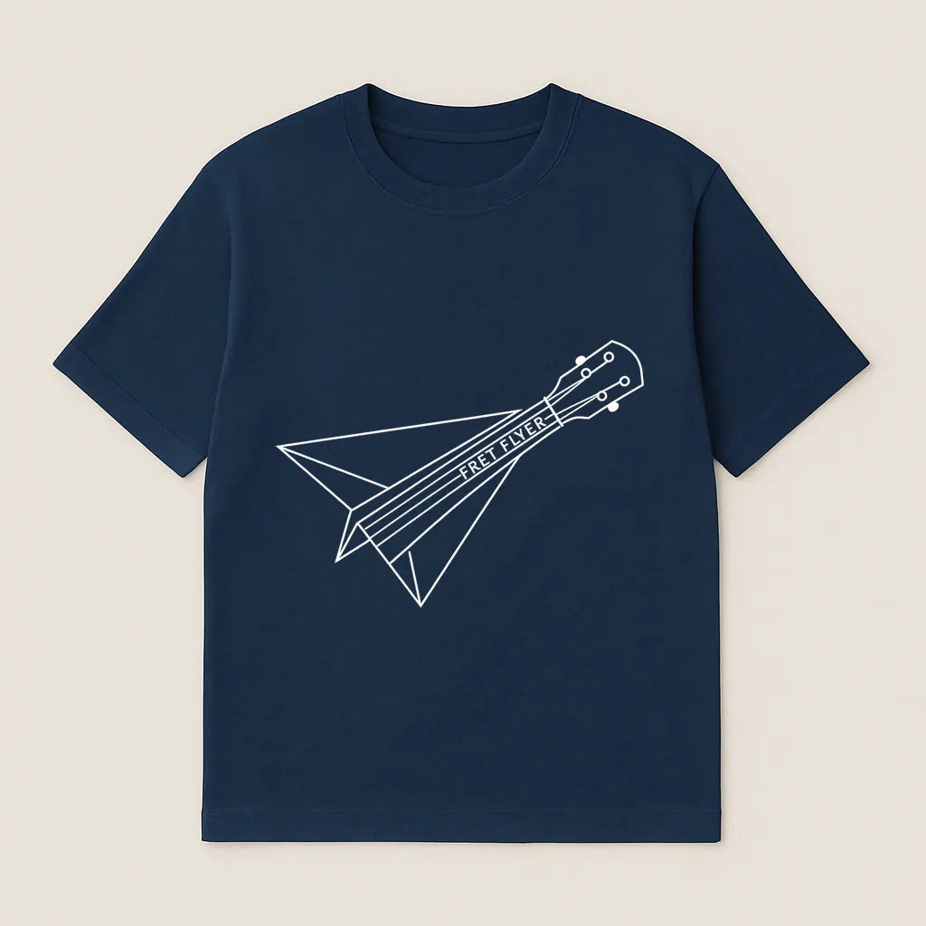 Fret Flyer Minimal Guitar T-shirt