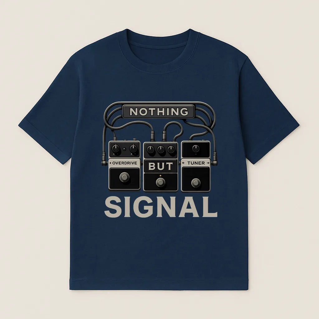 Nothing But Signal – Guitar Pedal T-shirt