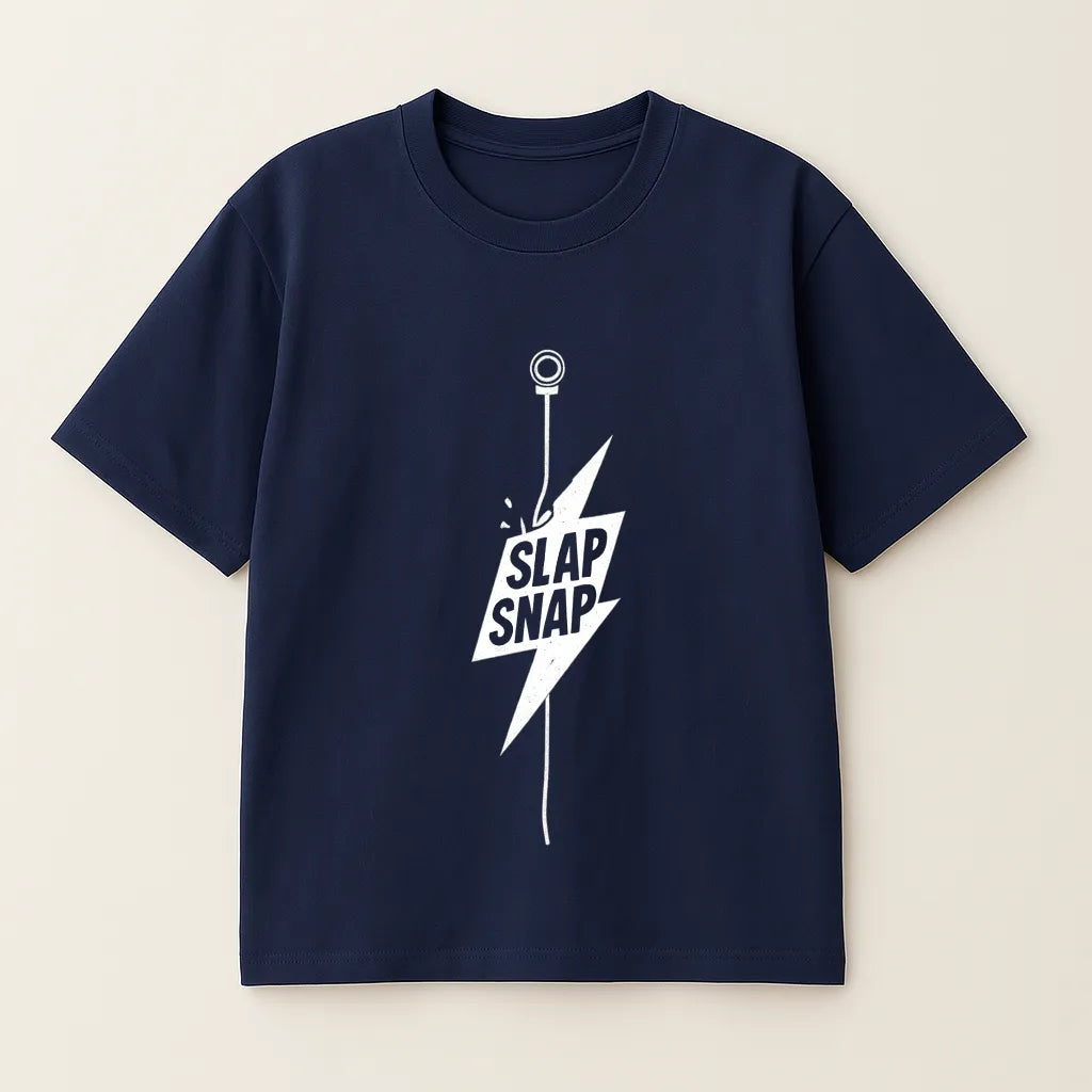 Slap Snap Bass Line Minimal T-shirt