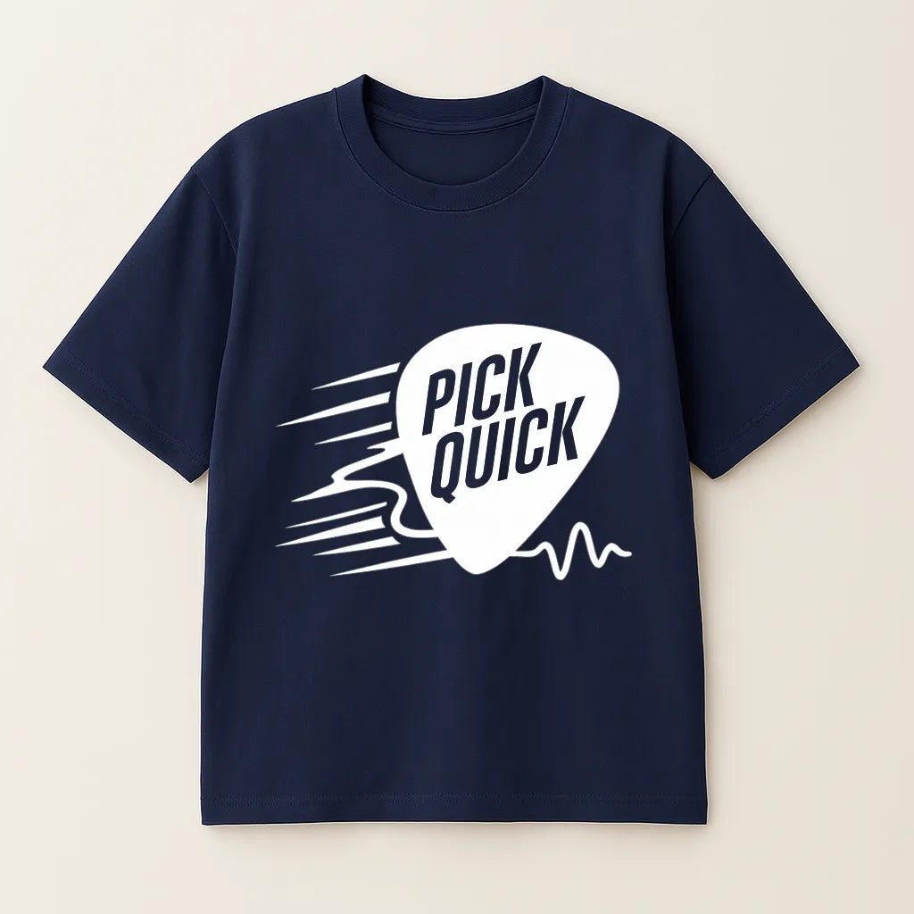 Pick Quick Minimal Guitar Pick T-shirt