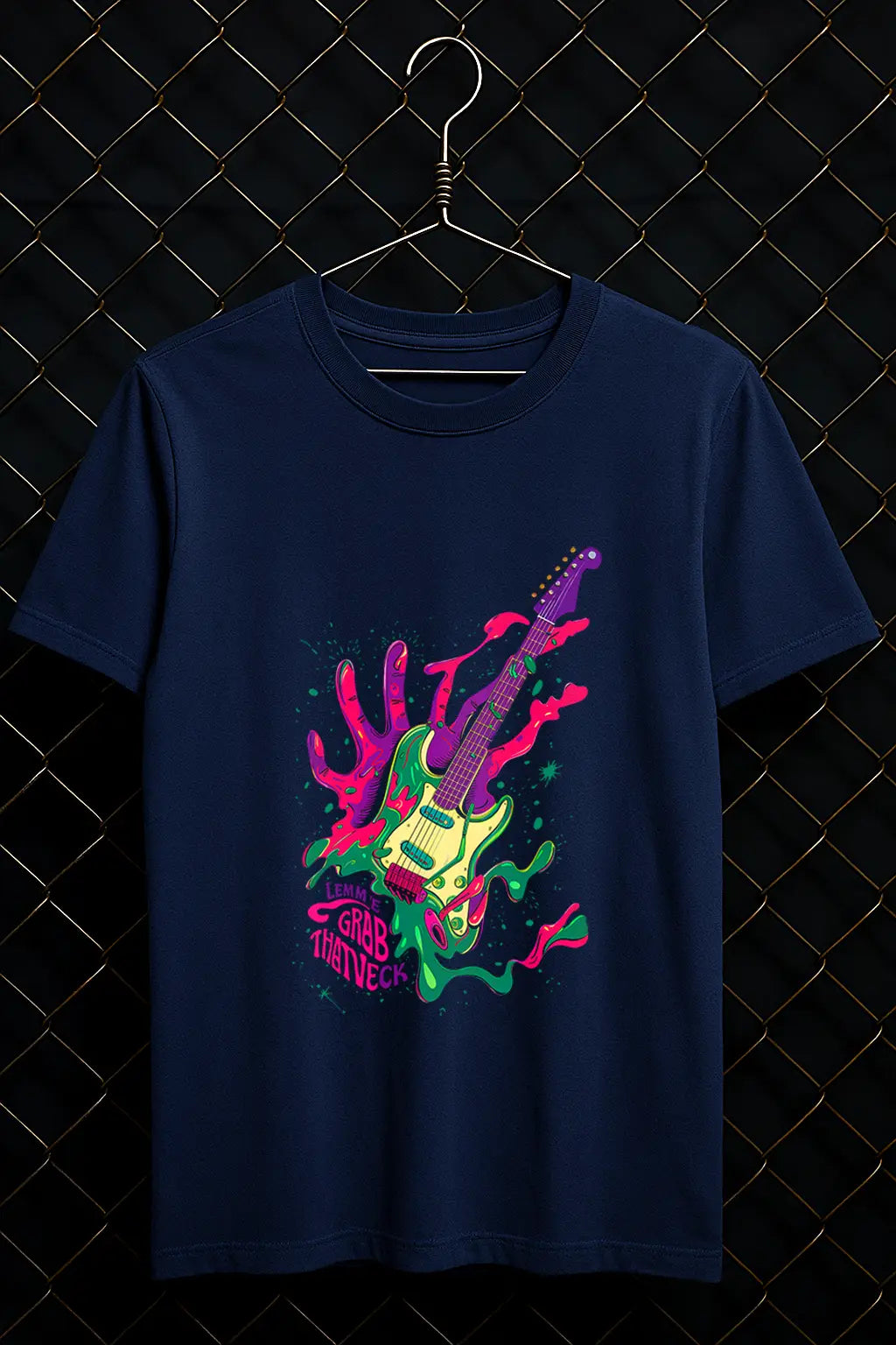 Lemme Grab That Neck Psychedelic Guitar Design