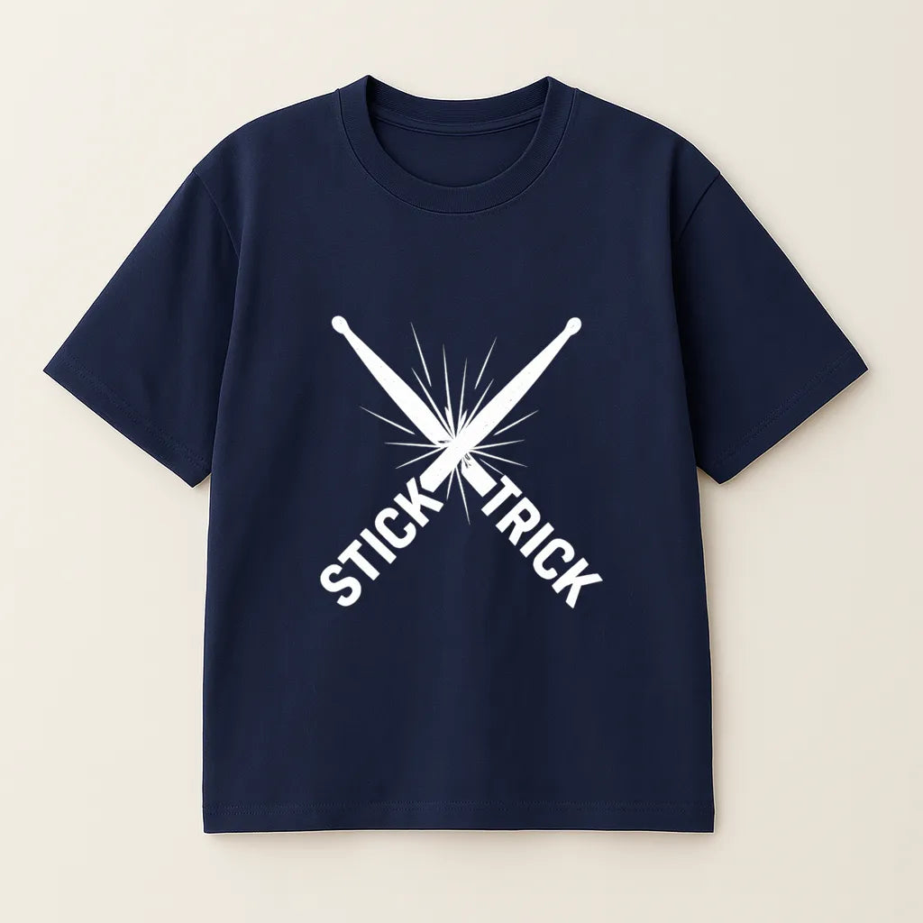 Stick Trick Drum Smash Minimal T-shirt