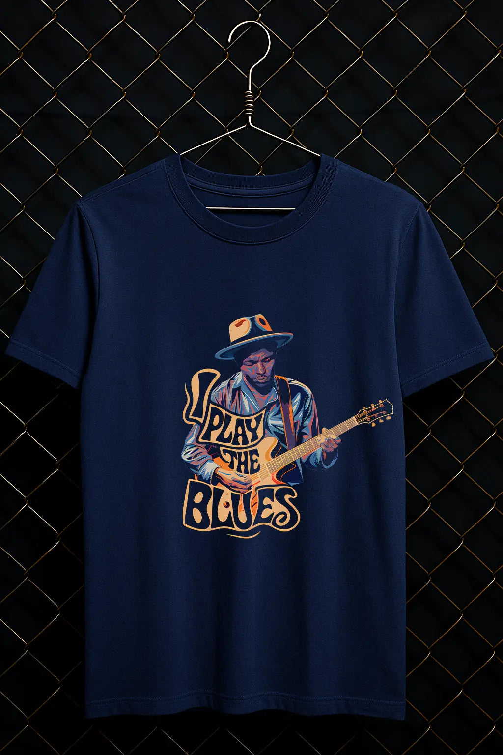 I Play the Blues Graphic Tee Shirt for Men