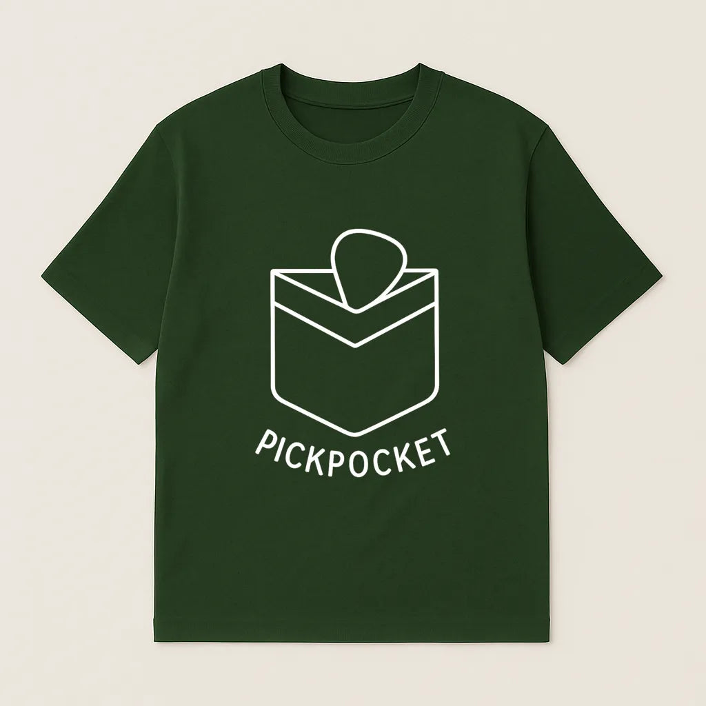 Pick Pocket Guitar Minimal T-shirt