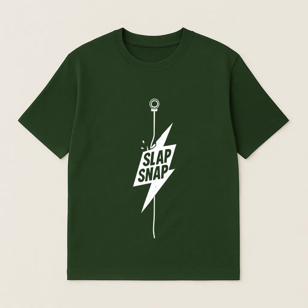 Slap Snap Bass Line Minimal T-shirt
