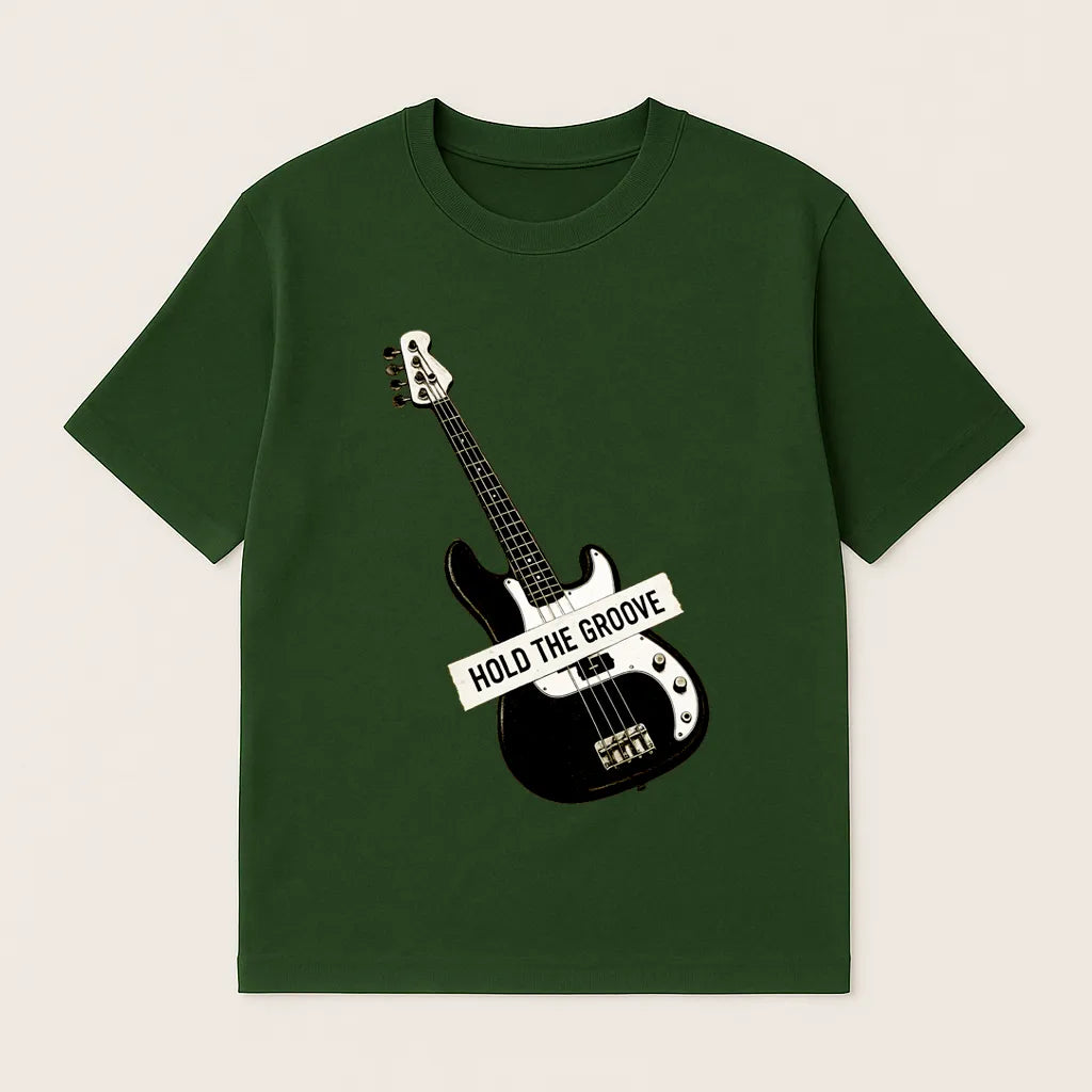 Hold the Groove Bassist Regular T-shirt