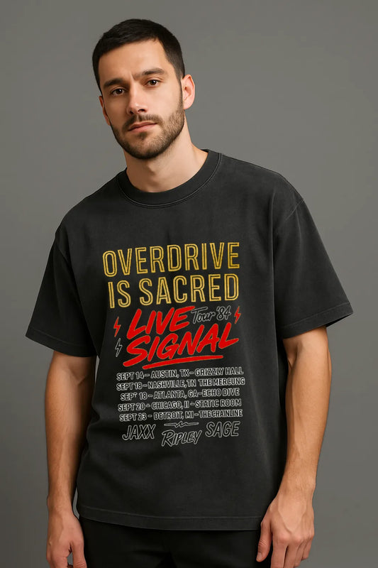 Overdrive Premium Printed Oversized T-shirt