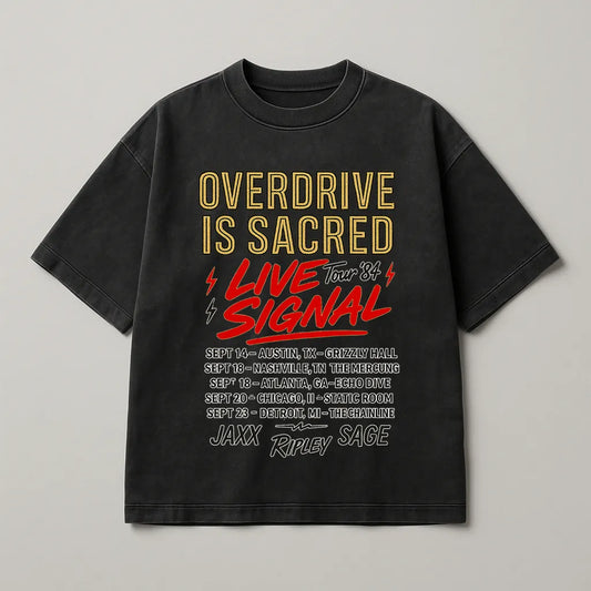 Overdrive Premium Printed Oversized T-shirt