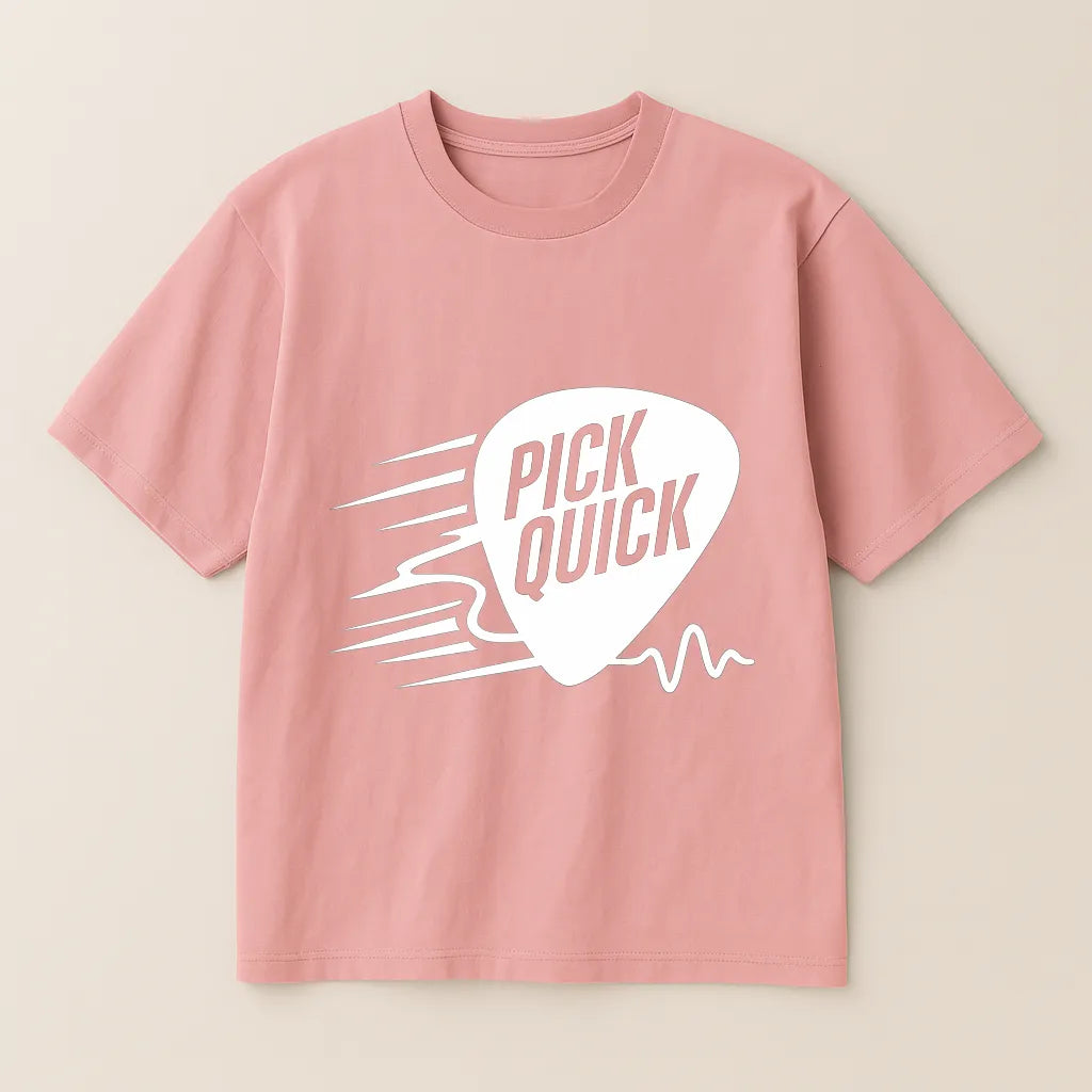 Pick Quick Minimal Guitar Pick T-shirt