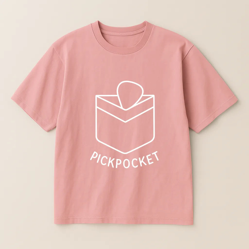 Pick Pocket Guitar Minimal T-shirt