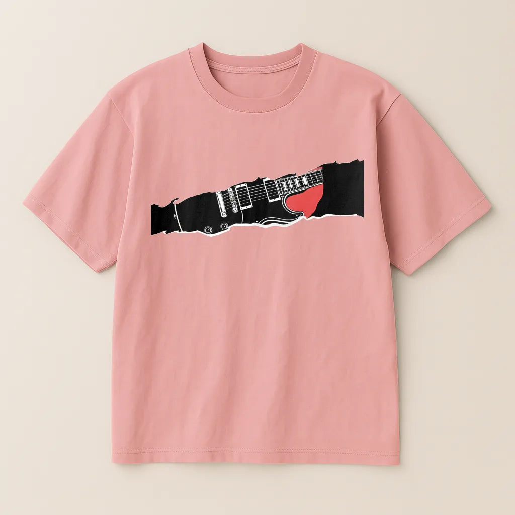 Tone Strip Minimal Guitar T-shirt