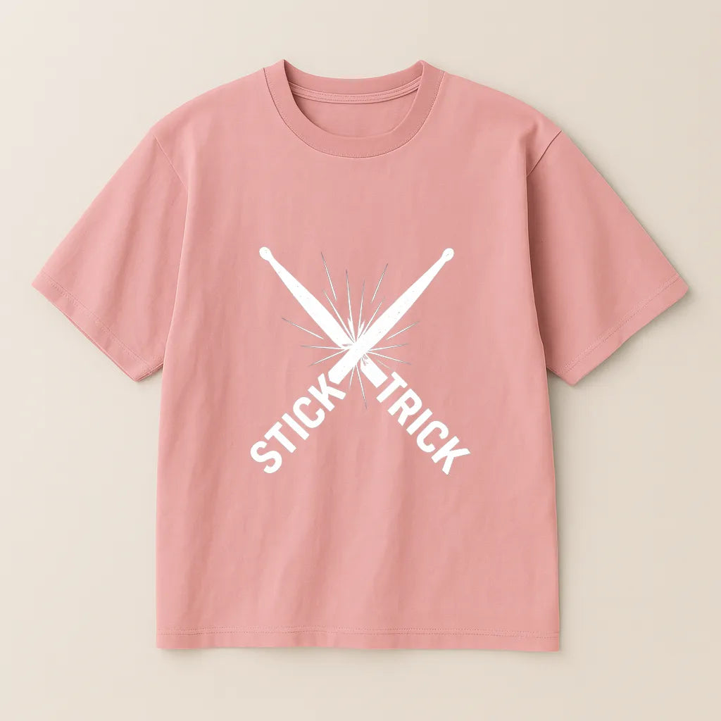 Stick Trick Drum Smash Minimal T-shirt