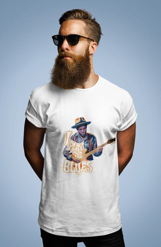 I Play the Blues Graphic Tee Shirt for Men