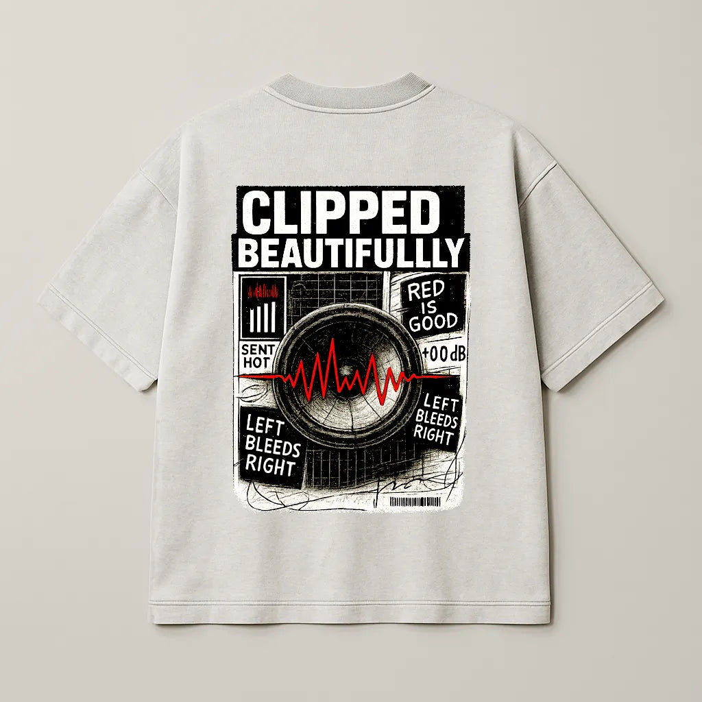 Clipped Beautifully – Premium Oversized Tee (250 GSM)