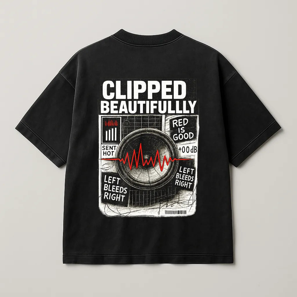 Clipped Beautifully – Premium Oversized Tee (250 GSM)