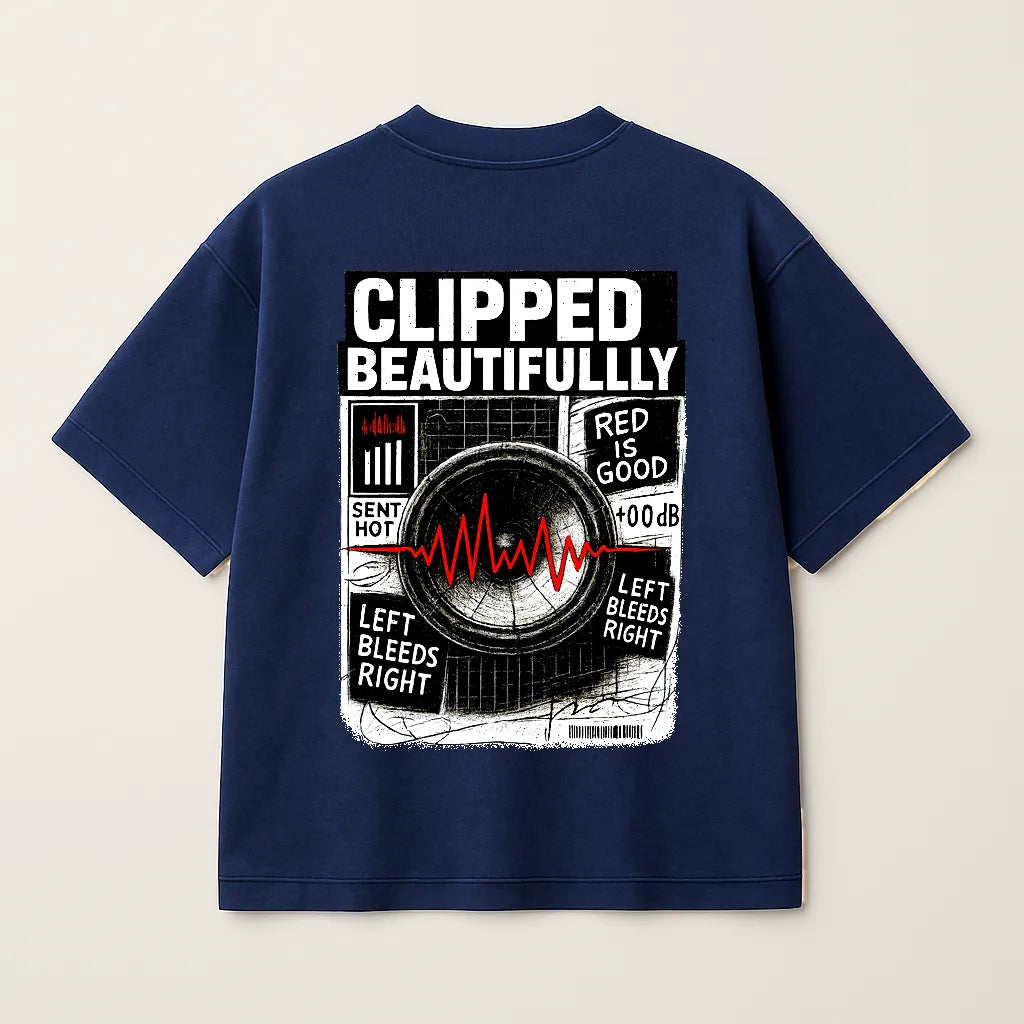 Clipped Beautifully – Premium Oversized Tee (250 GSM)