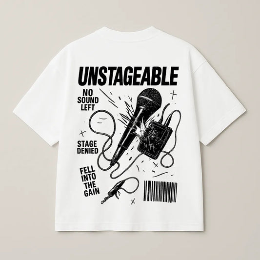 Unstageable – Premium Oversized Tee (250 GSM)