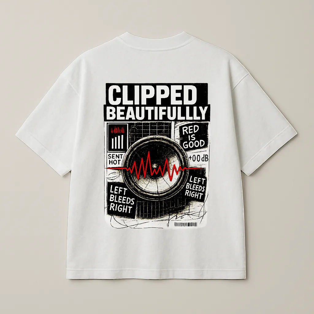 Clipped Beautifully – Premium Oversized Tee (250 GSM)