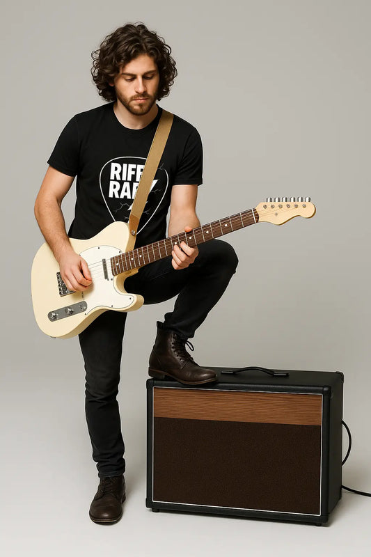 Riff Raff Guitar Pick Minimal T-shirt