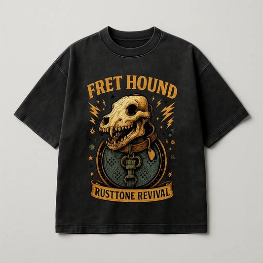 Fret Hound Vintage Premium Oversized T-shirt