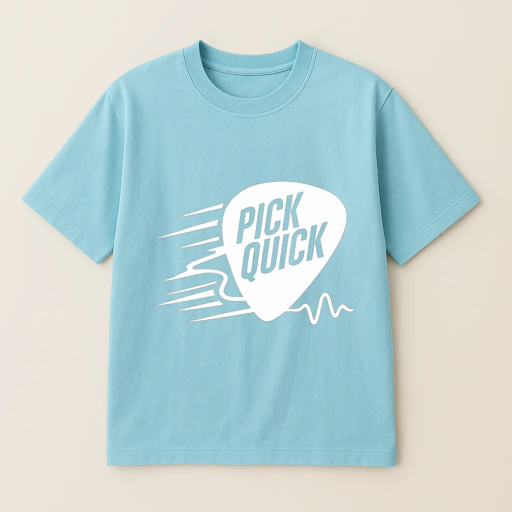 Pick Quick Minimal Guitar Pick T-shirt