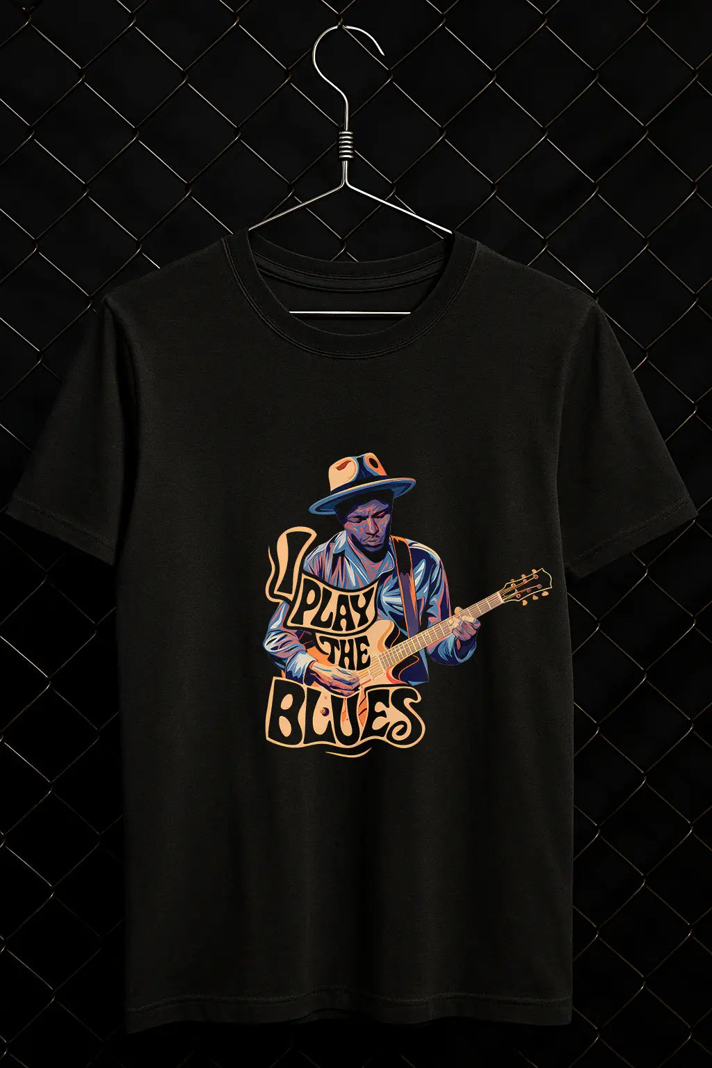 I Play the Blues Graphic Tee Shirt for Men