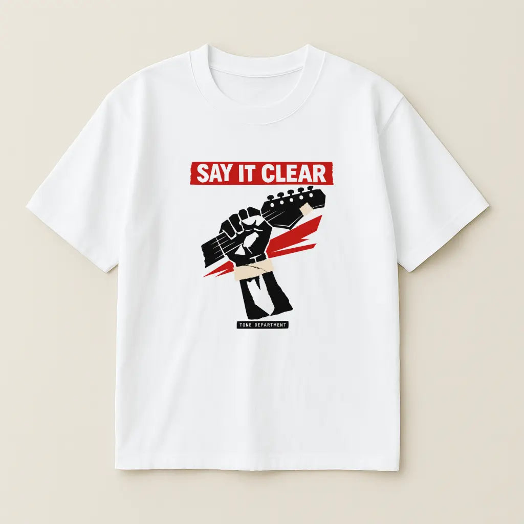 Say It Clear – Guitarist T-shirt
