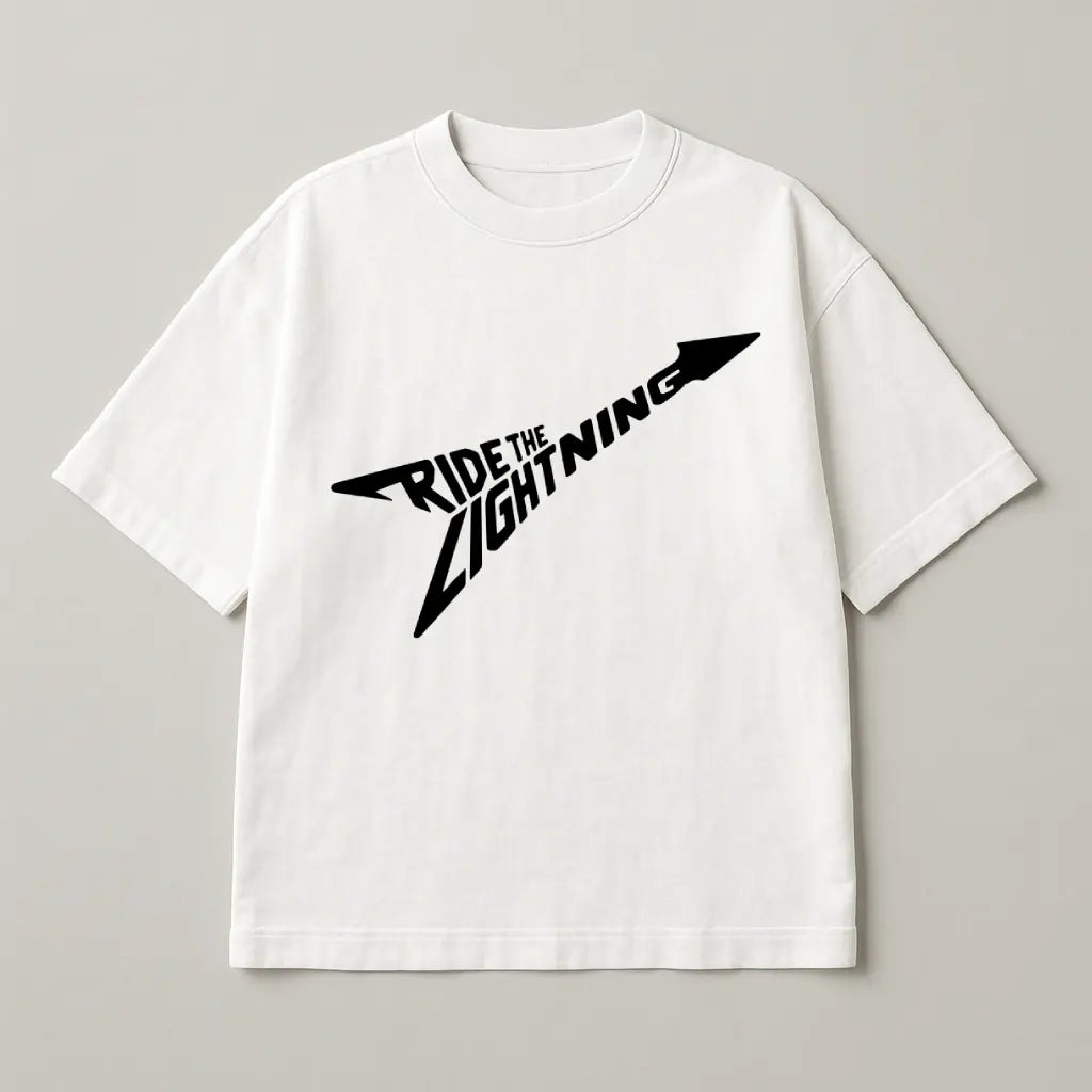 Ride the Lightning – Heavyweight Tee (250 GSM)