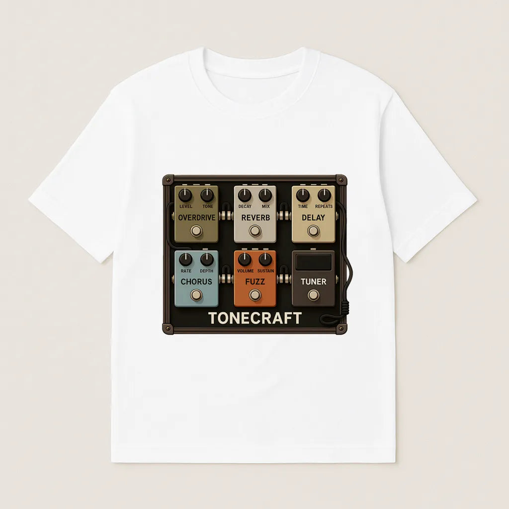 Tonecraft Guitar Pedal Board T-shirt