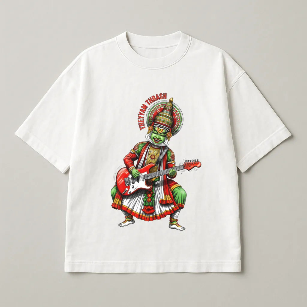 Theyyam Thrash - Premium Oversized T-shirt