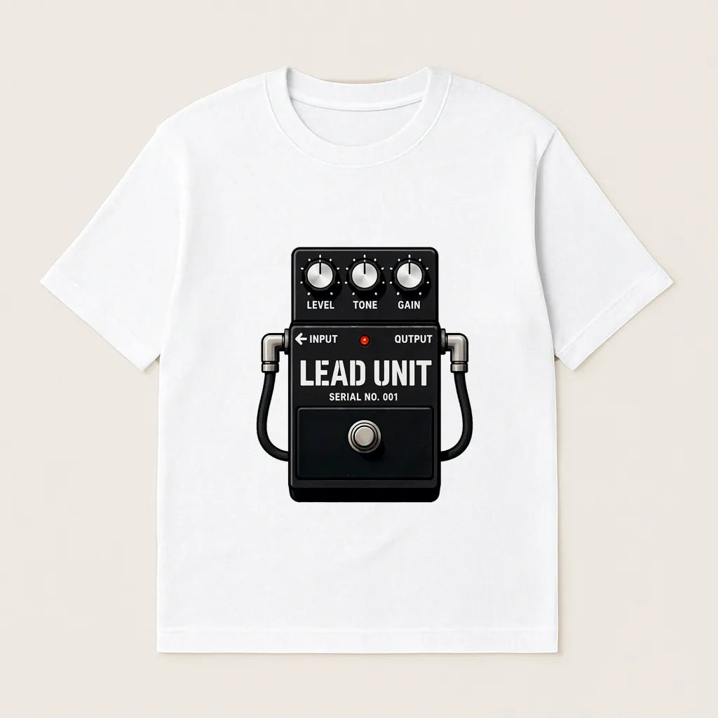Lead Unit Guitar Pedal T-shirt