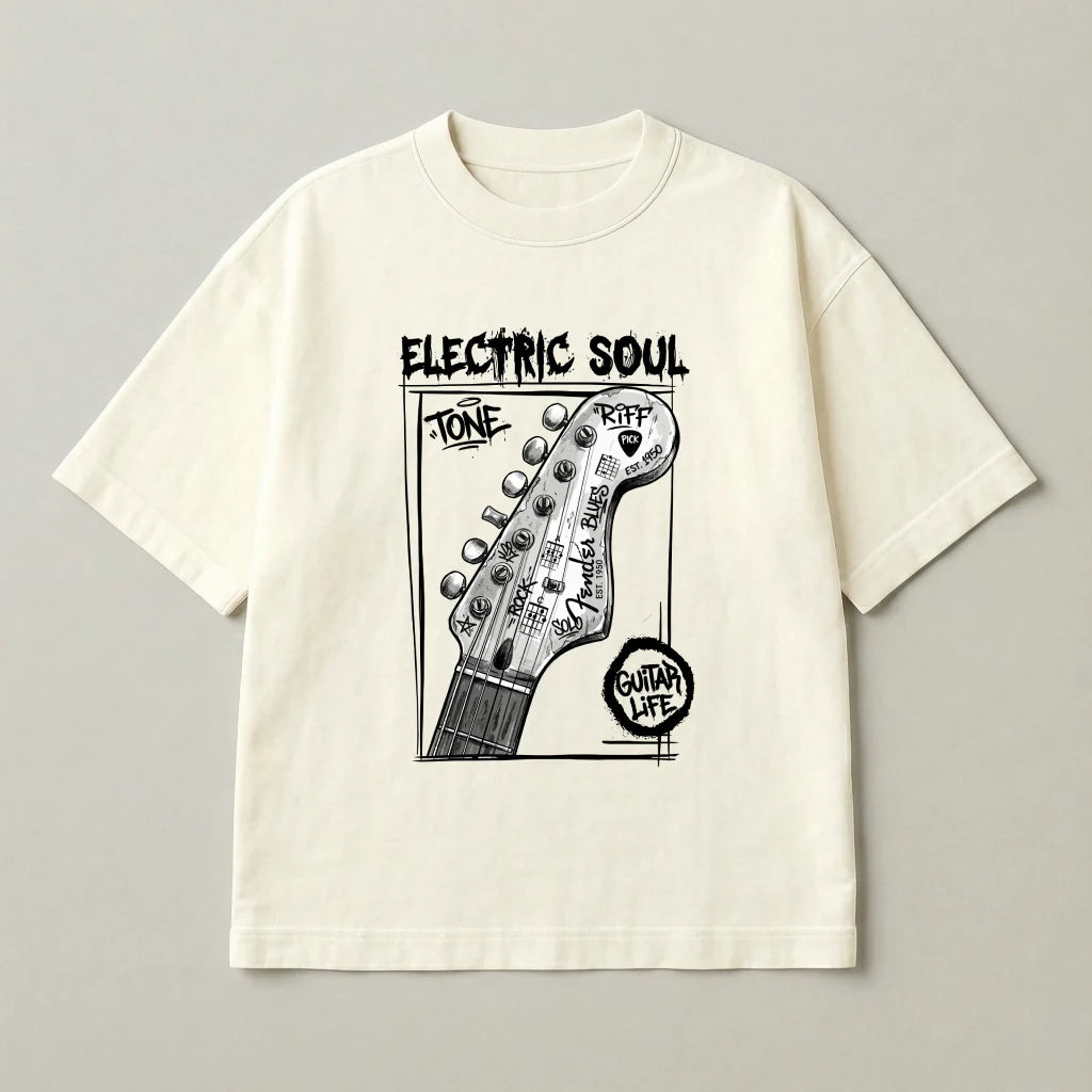 Electric Soul – Premium Oversized T-shirt