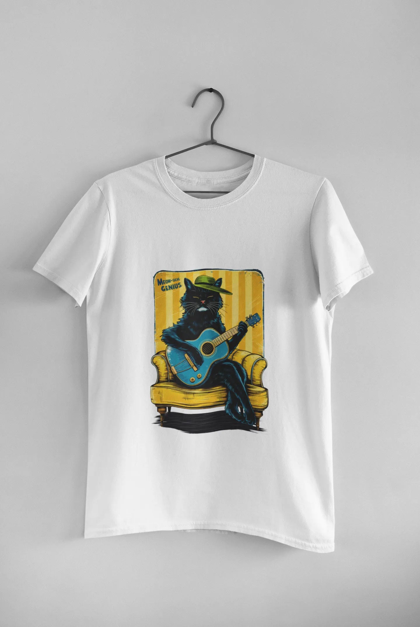 Meowsical Genius Cat T-Shirt