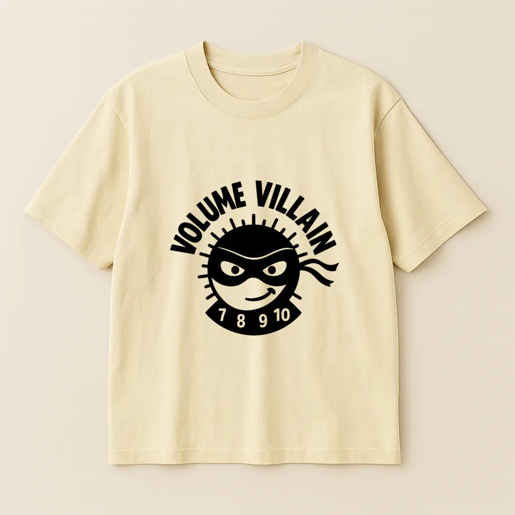 Volume Villain Minimal T-shirt