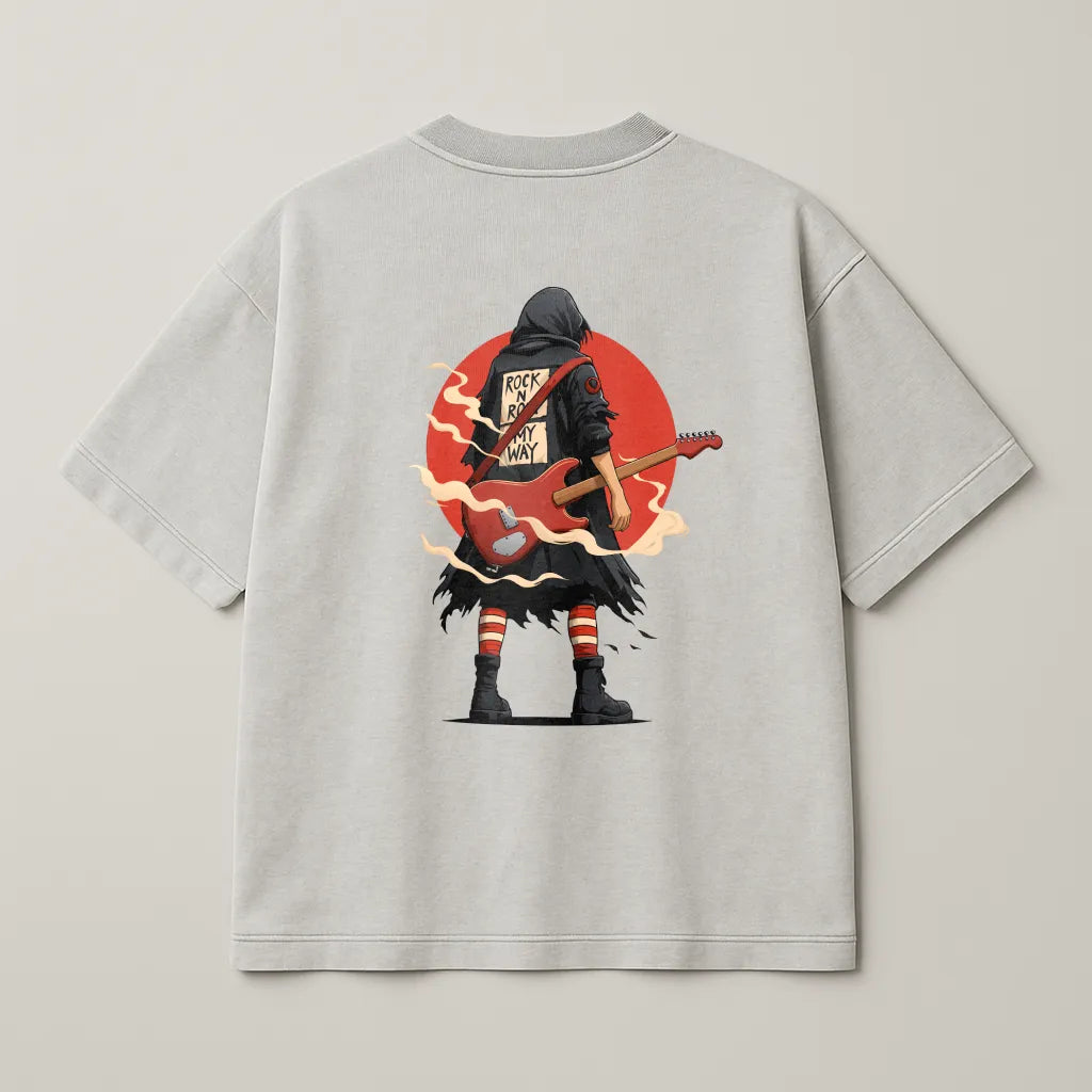 Rogue Riff – Premium Oversized Backprint Tee