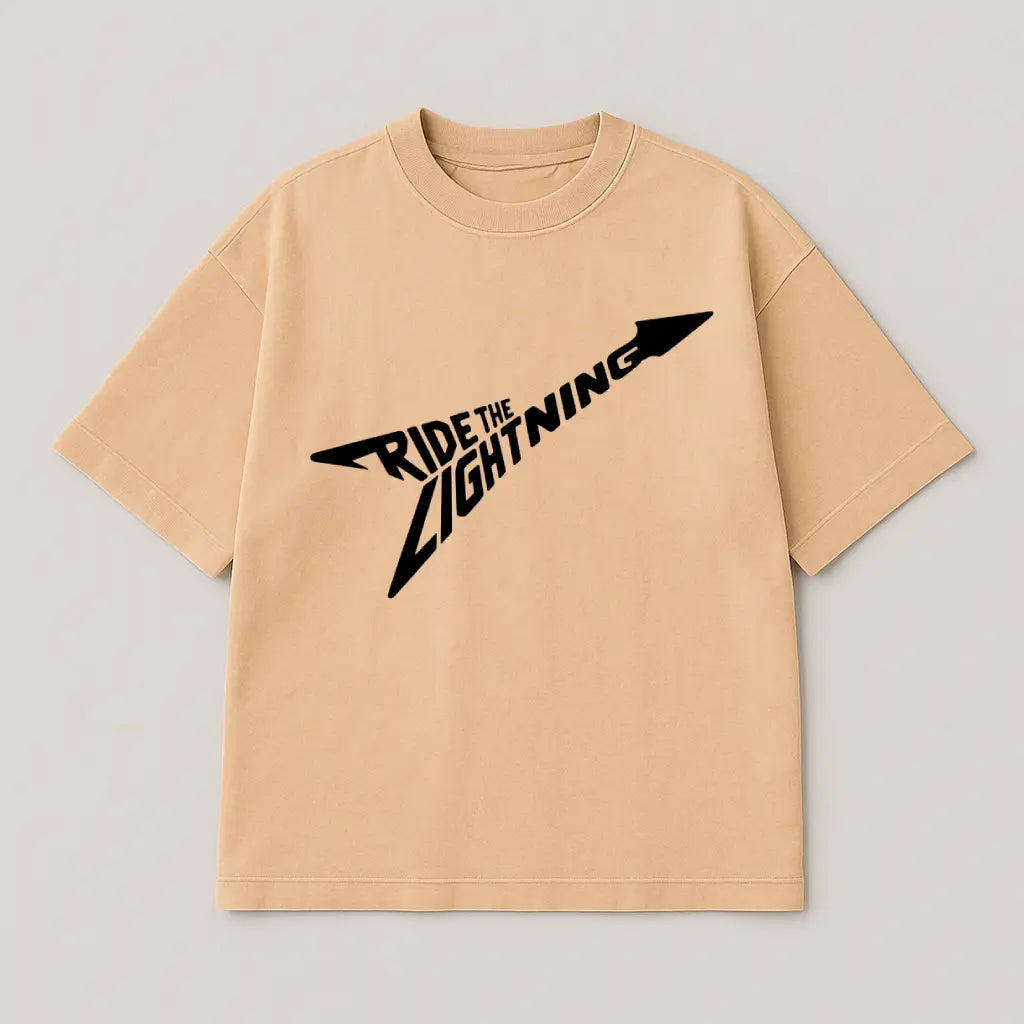 Ride the Lightning – Heavyweight Tee (250 GSM)