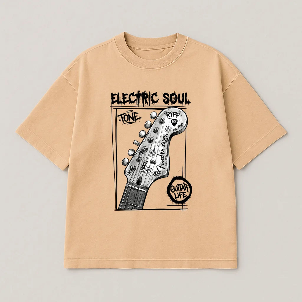 Electric Soul – Premium Oversized T-shirt