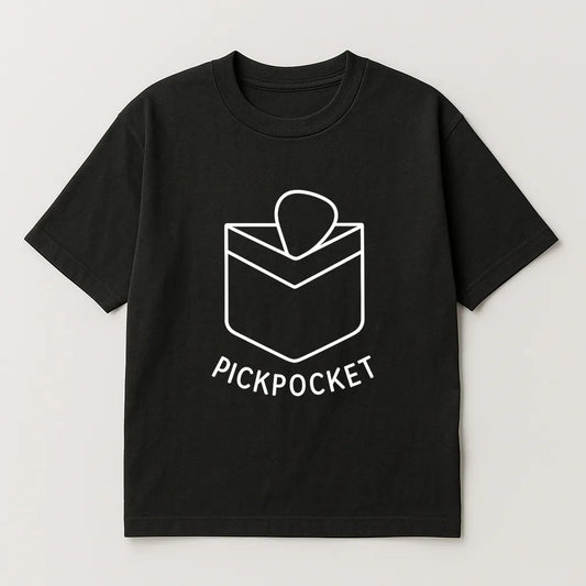 Pick Pocket Guitar Minimal T-shirt